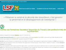 Tablet Screenshot of landes-secourisme-formation.info